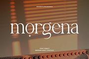 Morgena - Modern Serif Family Font, a Serif Font by Flawless And Co (Thumbnail 1 of 10)