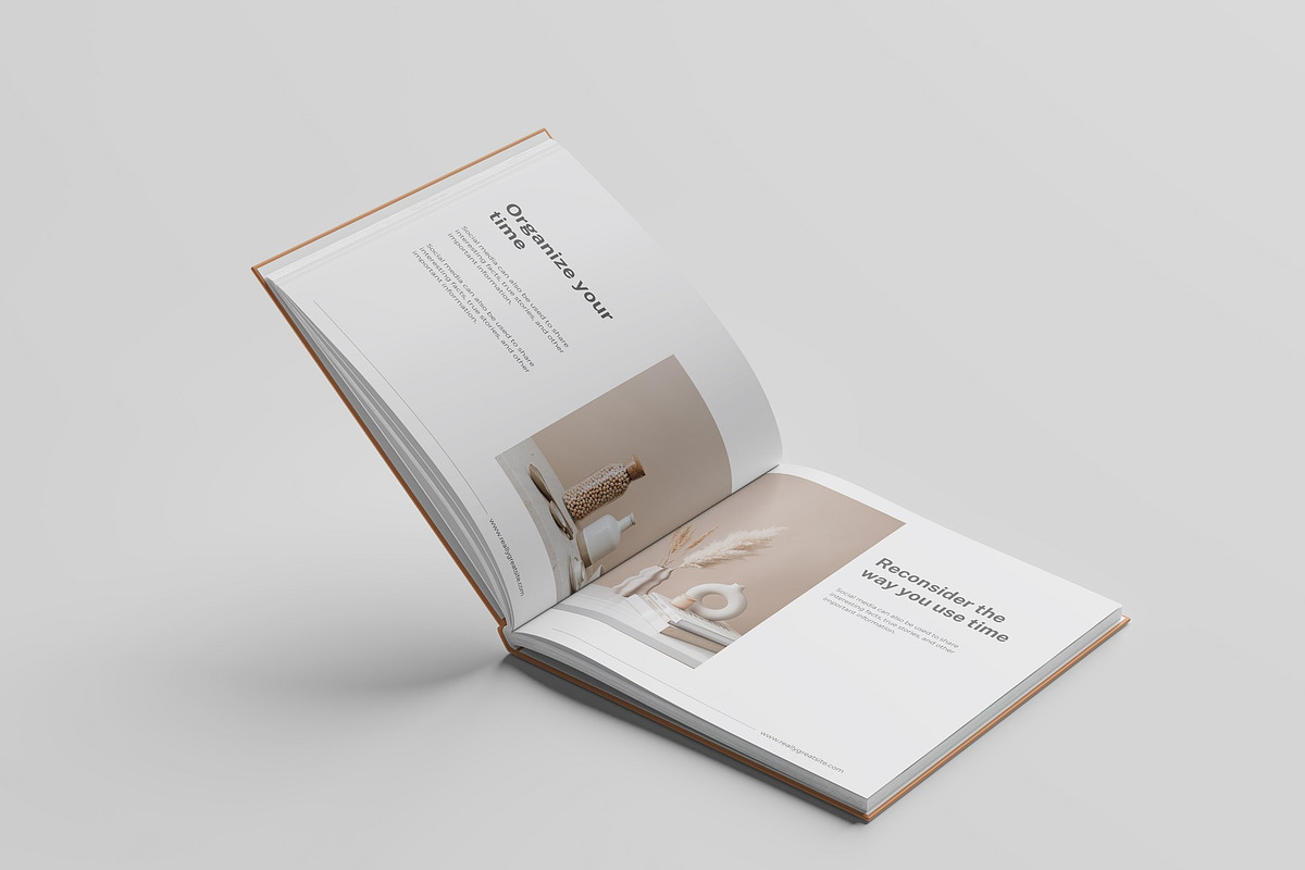 Square Book Mockup, a Books & Magazine Mockup by Tokobeta (Photo 9 of 13)