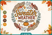 Fall Autumn Quotes Bundle, a Seasonal Illustration by Actual Pixel (Thumbnail 15 of 15)