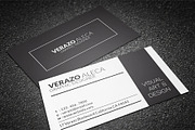 Clean Individual Business Card, a Business Card Template by Verazo (Thumbnail 2 of 3)