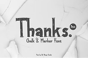 Chaplong Scribble - Marker Font, a Handwritten Font by QR Design Studio (Thumbnail 7 of 7)