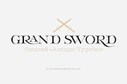 Grand Sword, a Serif Font by Ahmet Altun (Thumbnail 1 of 9)