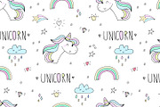 Cute unicorns patterns collection., a Pattern Graphic by Irene_Boiko_ART (Thumbnail 2 of 22)