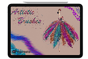 Artistic Brushes for Procreate, a Brush Add-On by FaeryDesign (Thumbnail 9 of 9)