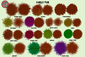 Procreate Fuzzy Fur Brush Set