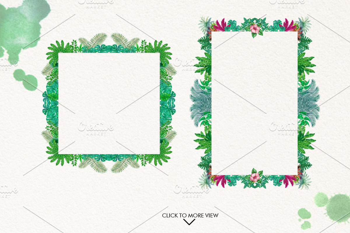 Tropical Leaves in the Jungle, an Illustration by Graphobia (Photo 7 of 9)