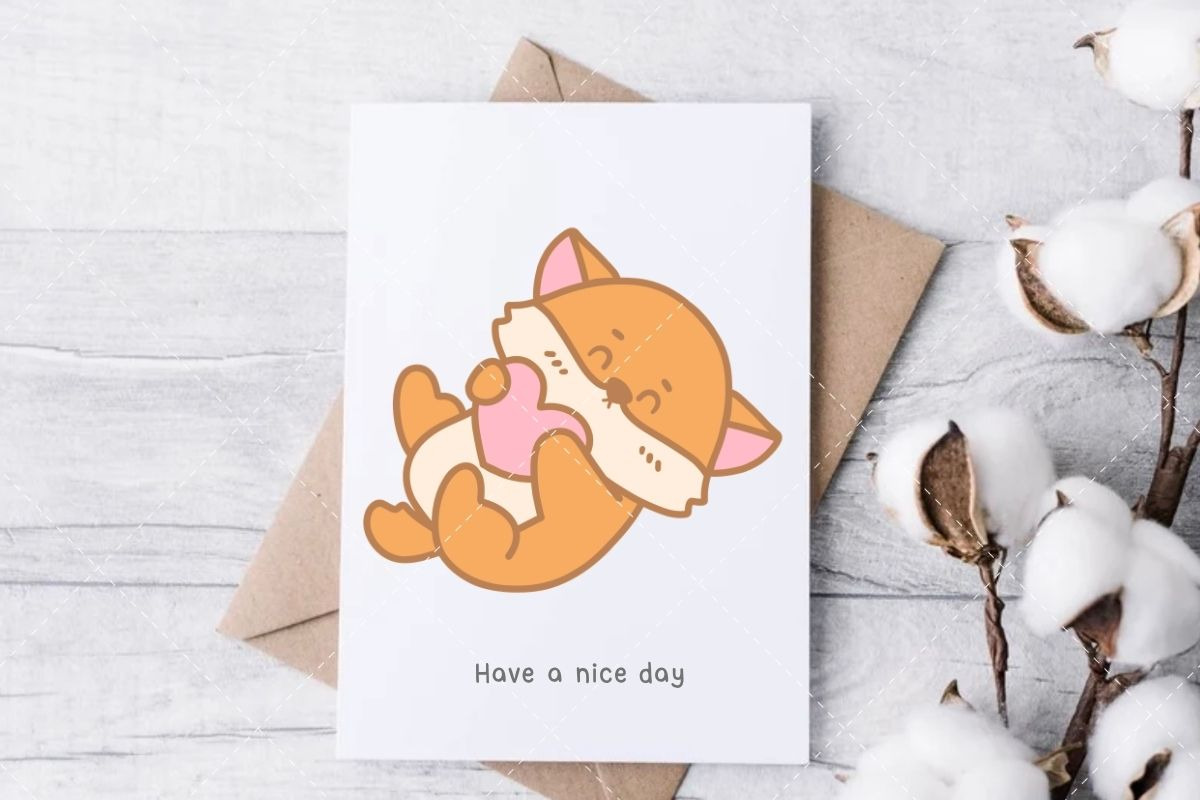 Cute Corgi Clipart PNG Bundle Kawaii, an Animal Illustration by Nattapohncha (Photo 3 of 3)