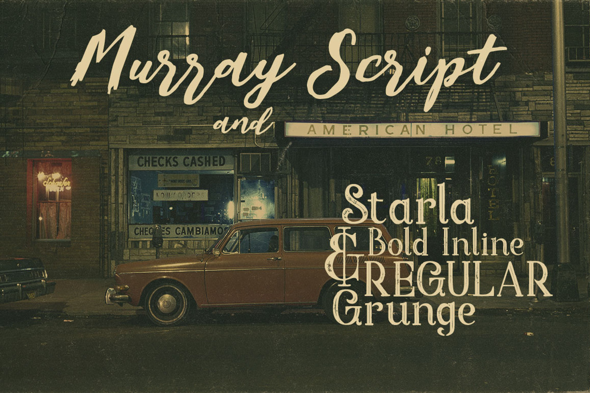 Murray Script Font Duo preview 2