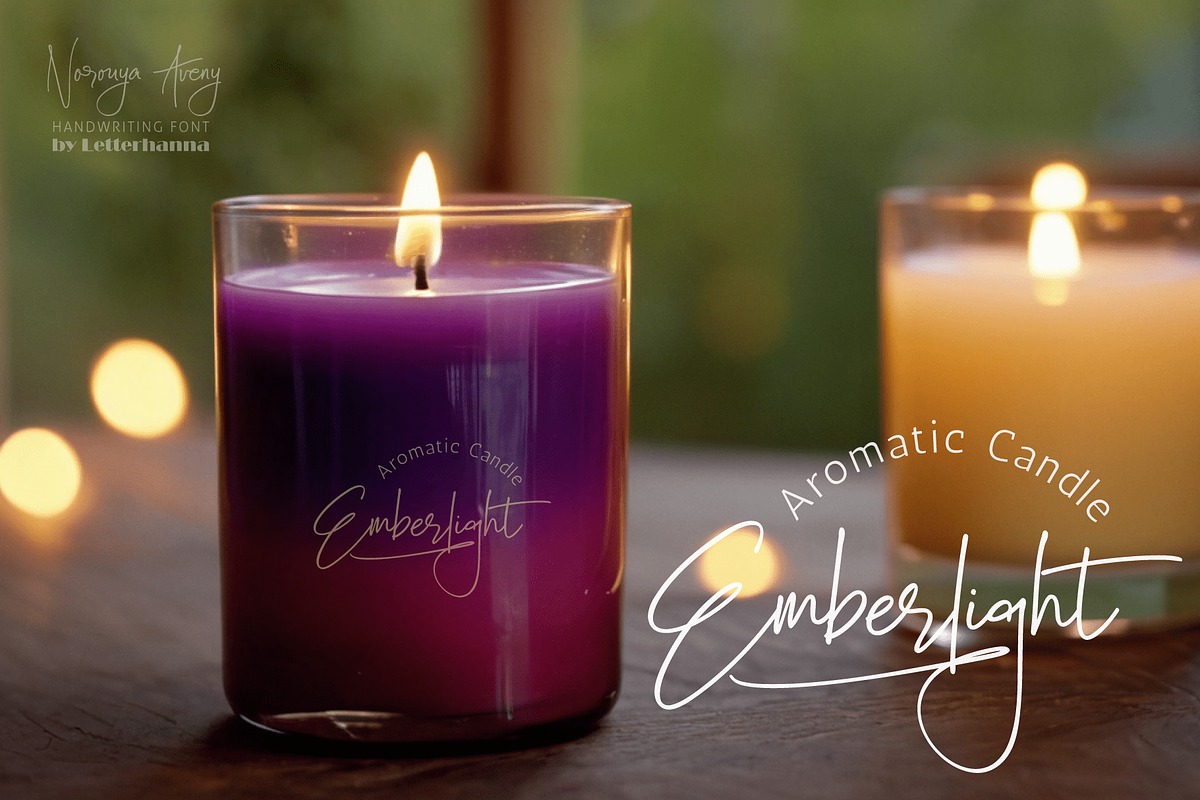 Norouya Aveny Handwritten Font, a Script Font by Letterhanna Studio (Photo 11 of 15)