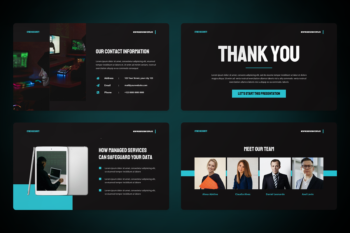 Cyber Security Solutions Keynote, a Presentation Template by SquidPixey (Photo 4 of 7)