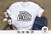 Tacos and Fiesta SVG Bundle, a Food Illustration by thefutive (Thumbnail 8 of 8)