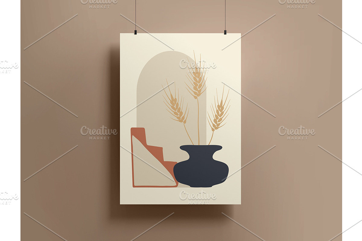 Bohemian Graphic Set, Wall Decor, a Decorative Illustration by NatalyN (Photo 2 of 4)