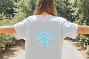 Watercolor Snowflake Set, an Illustration by CrexoraLab (Thumbnail 5 of 5)