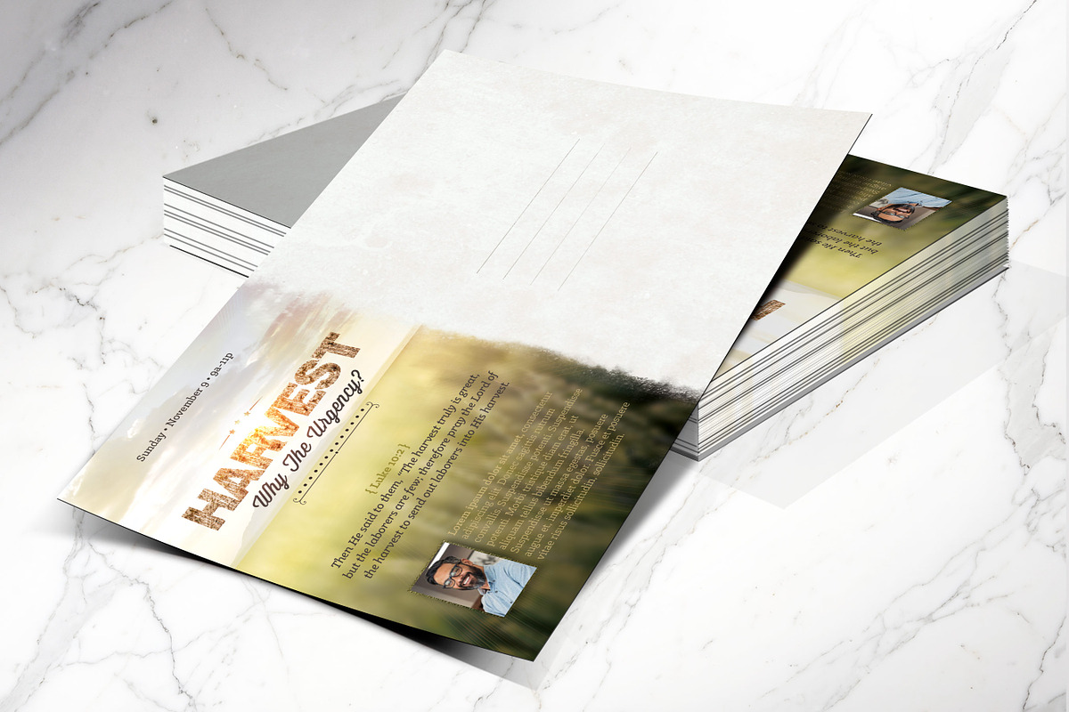 Harvest Urgency Church Flyer PSD, a Flyer Template by Godserv Designs (Photo 4 of 12)