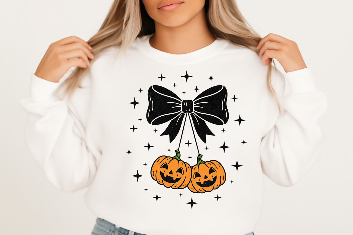 Preppy Pumpkin Cherries Coquette Png, an Illustration by Libby Wishes (Photo 5 of 6)