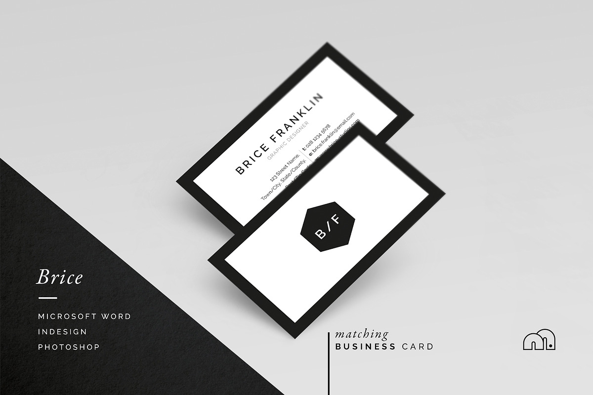 Resume/CV - Brice, a Resume Template by bilmaw creative (Photo 3 of 3)