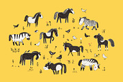 Funny horses, an Animal Illustration by Naurider (Thumbnail 4 of 4)