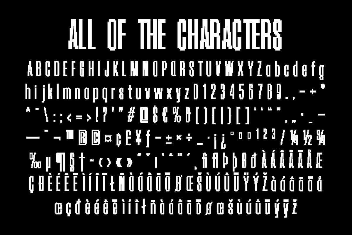 CS Balenda Semipixel, a Sans Serif Font by Craft Supply Co. (Photo 8 of 8)