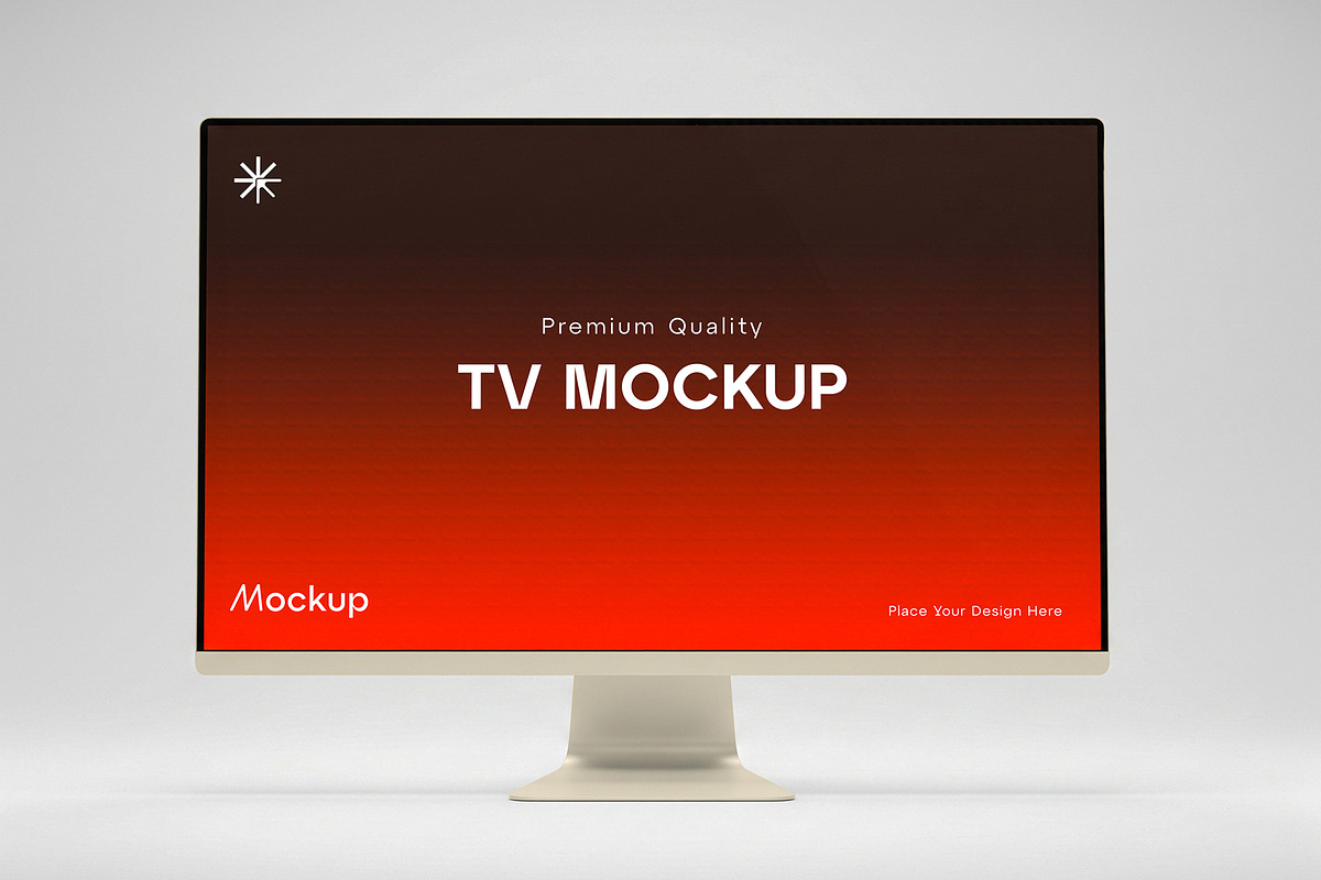 Smart TV Screen PSD Mockup, a Product Mockup by graphypix (Photo 1 of 4)