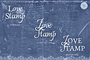 Love Stamp - Vintage Love Lettering, a Serif Font by Setara Langit CreativeStd (Thumbnail 5 of 11)