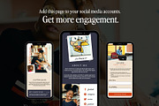 Showit Instagram Link in Bio, a Websites & App Template by Amanda Pena Design (Thumbnail 3 of 7)