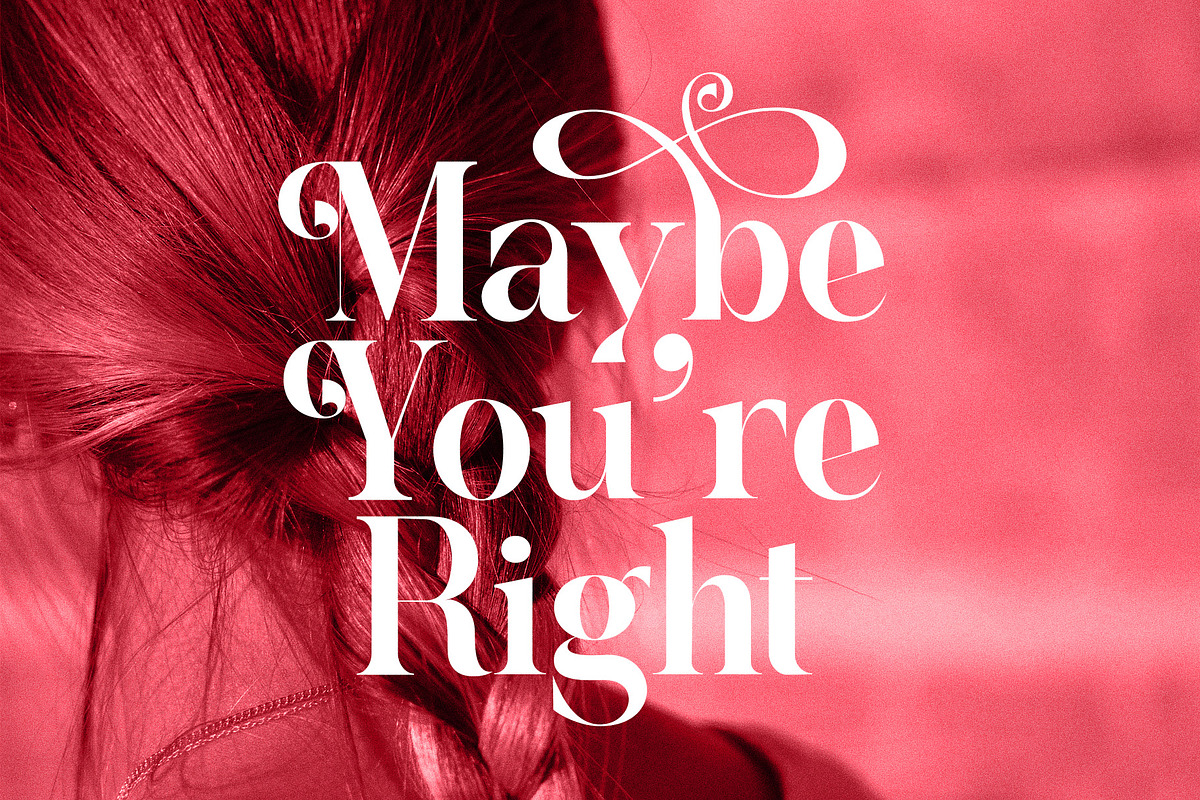 Hubein Kamaru Elegant Ligature Font, a Serif Font by Graphicxell (Photo 11 of 22)