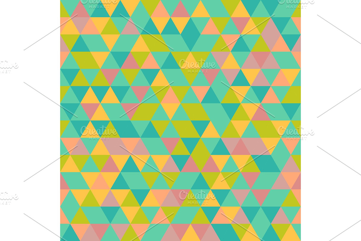 Geometric Seamless Vector Pattern, a Decorative Illustration by FineArtStudio (Photo 1 of 3)