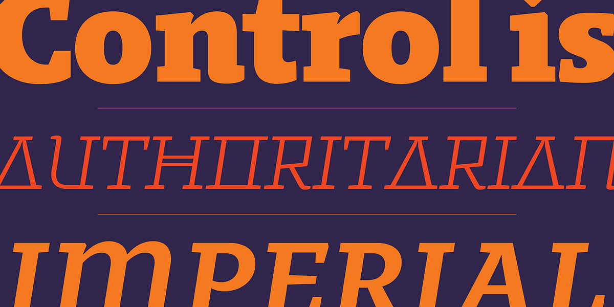 Regime, a Slab Serif Font by Barnbrook Fonts (Photo 5 of 7)