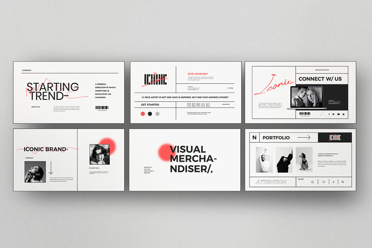 Iconic - Minimal Lookbook Keynote, a Presentation Template by Dirtytemp Studio (Photo 5 of 11)