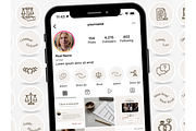80 Lawyer Story Highlight Covers, a Social Media Template by PatternLab. (Thumbnail 6 of 9)