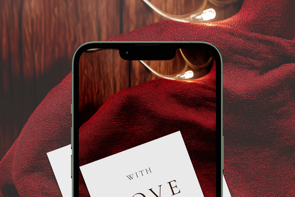 Square X-mas Greeting Card Mockup, an Advertising Mockup by Serenefeeling (Photo 6 of 7)