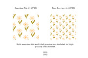 Boho Seamless patterns nature, a Decorative Illustration by Bielousova Art (Thumbnail 2 of 7)