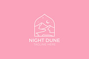 Abstract Logo Night Dune Desert, a Branding & Logo Template by Signatoro (Thumbnail 2 of 3)