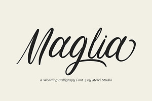 Maglia – Wedding Calligraphy Font