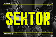 Sektor - Bold Modern Condensed Font, a Sans Serif Font by roomspace creative lab (Thumbnail 1 of 10)