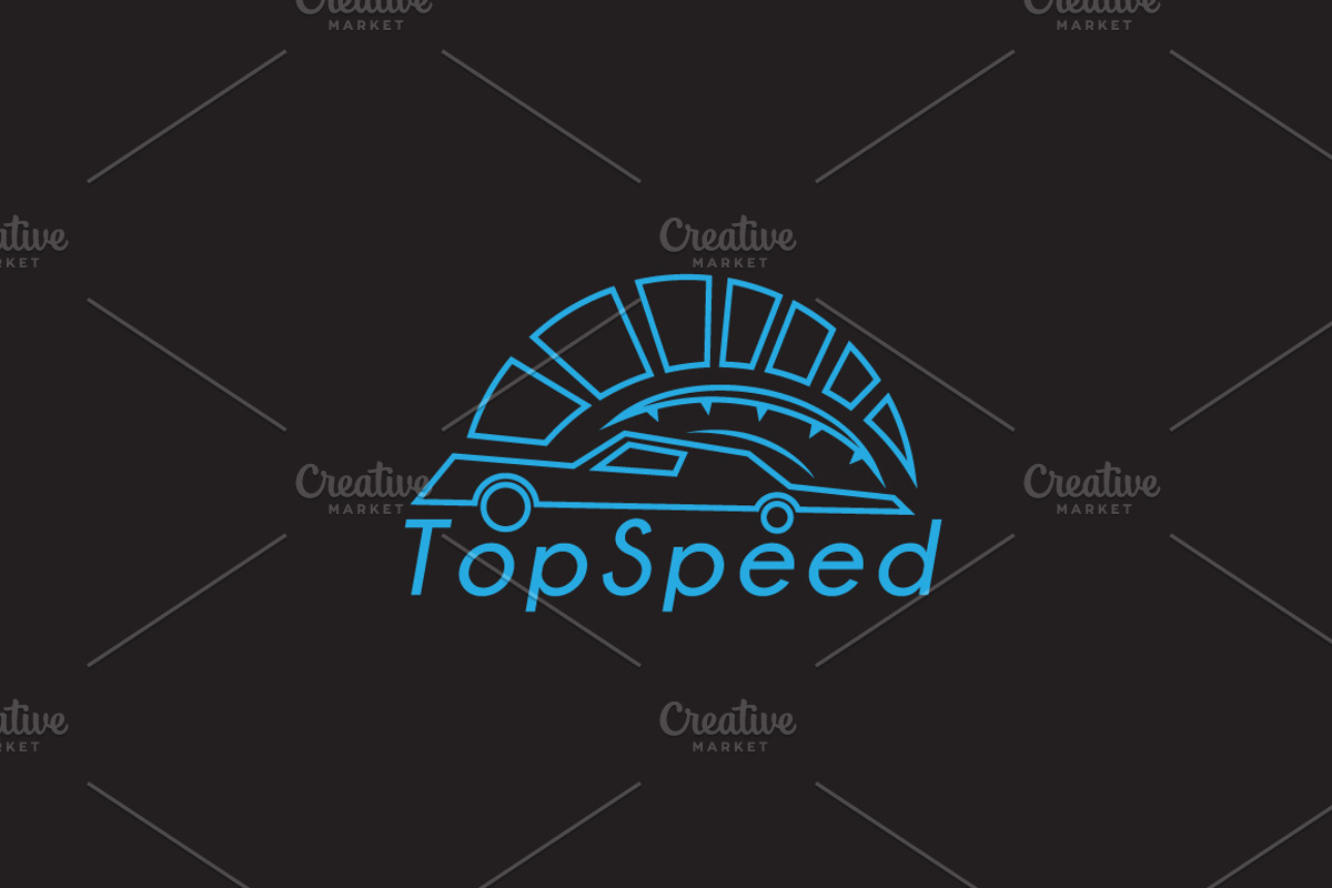 Top Speed Logo, a Branding & Logo Template by Sahade Studio (Photo 4 of 4)