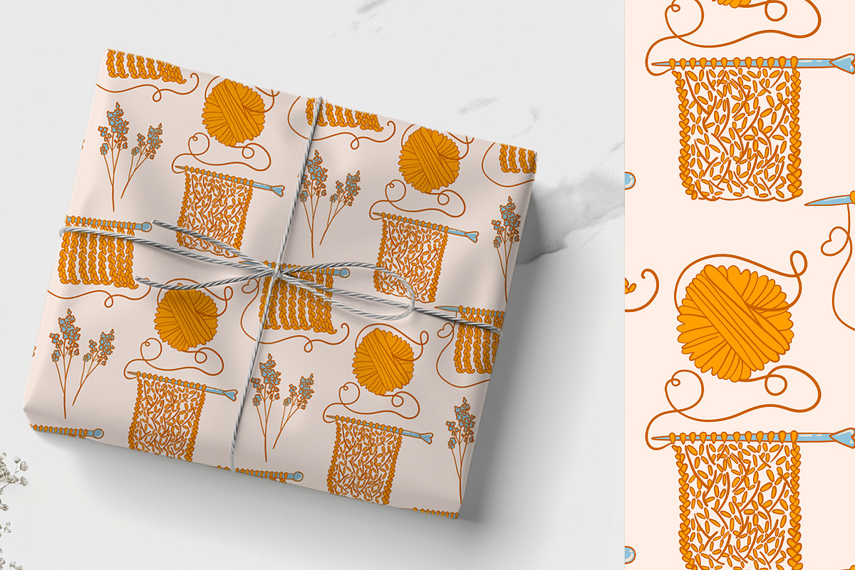 Knitting & Crochet clipart patterns, a Work Illustration by Carpet Tapete Pretzel (Photo 6 of 13)