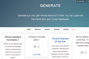 Generate - Simple Grid Tumblr Theme, a Websites & App Template by thezinx (Thumbnail 5 of 5)