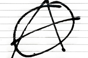 Anarchy symbol, a Wallpaper Photo by KYNA STUDIO