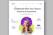 Landing Page Template, a Landing Page Template by MightyDesign (Thumbnail 2 of 8)