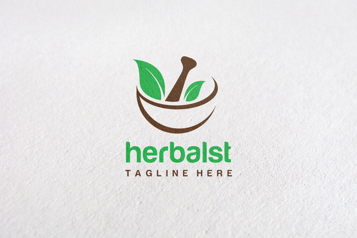 Premium Herbal Concept Logo Template, a Branding & Logo Template by Design Studio Pro