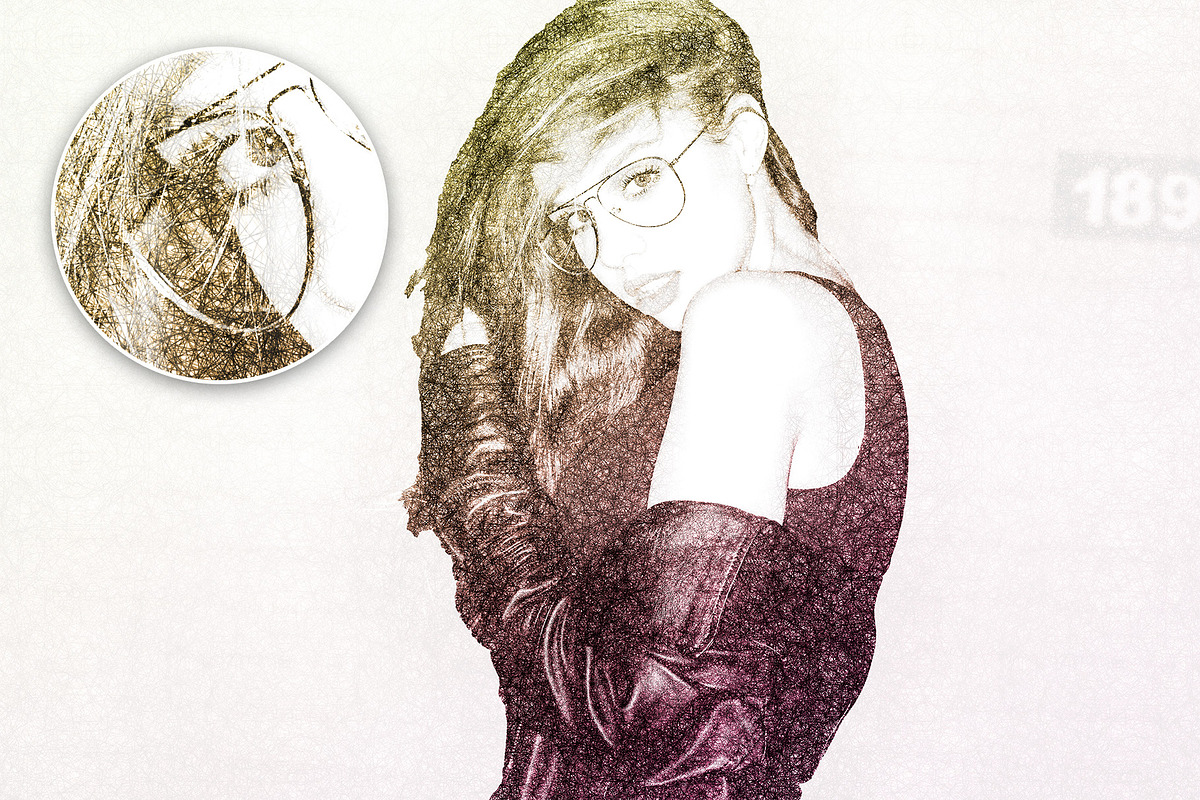 AI Scribble Art Photoshop Actions, an Action Add-On by SparkleStock (Photo 8 of 9)