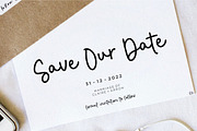 Sigitarian - Monoline Handdrawn Font, a Script Font by Letterative Studio (Thumbnail 2 of 5)