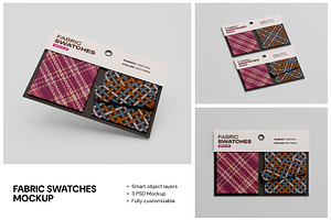 Fabric Swatches Mockup