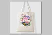 Watercolor Garden Flowers clipart, a Decorative Illustration by LeCoqDesign (Thumbnail 4 of 5)