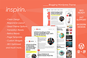 Inspirin : Blogging Wordpress Theme