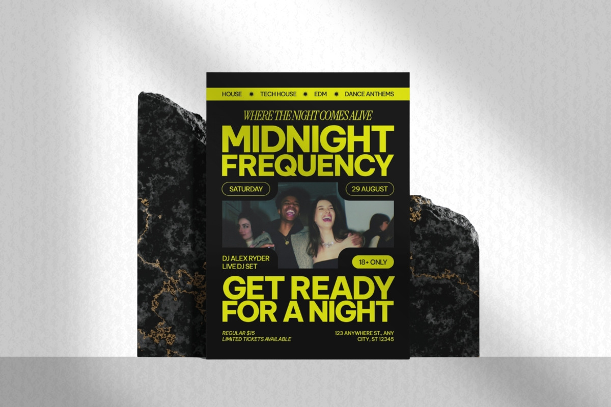 Nightclub DJ Party Flyer, a Flyer Template by Antstheme (Photo 2 of 2)