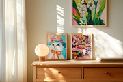 127 Spring Modern Prints Gallery, a Wallpaper Graphic by Feelsoul (Thumbnail 5 of 13)