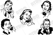RTRO Telephones 1, a Work Illustration by RTRO Stock (Thumbnail 3 of 5)