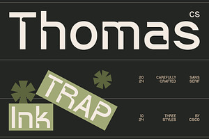 CS Thomas Inktrap Font